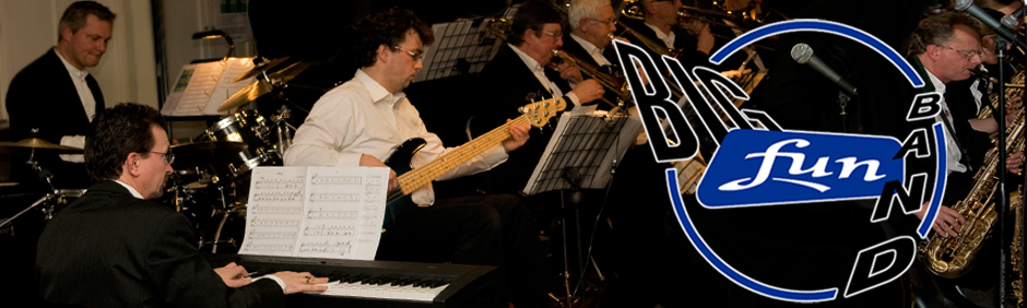 De ritmesectie van de Big Fun Band